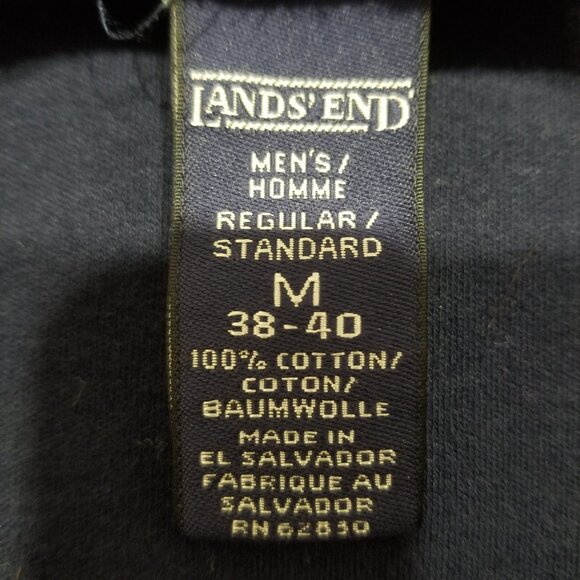 Men's Lands' End Super-T Mock Turtleneck, Size M (38-40), VGUC - EUC - Picture 5 of 8